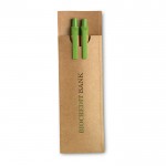 Set de bolígrafo y lápiz ecológicos personalizados       