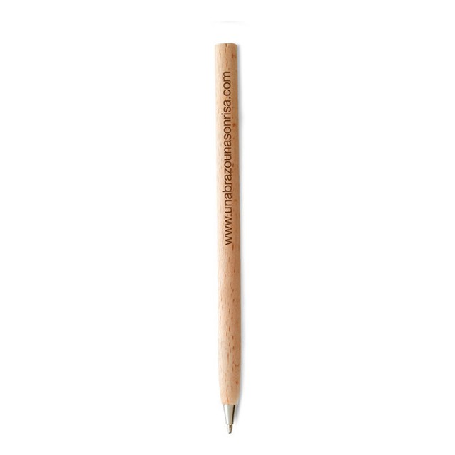 Bolígrafo de madera publicitario para empresas